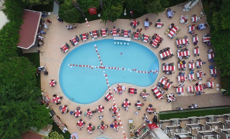 Ege Montana Hotel Бельдиби Экстерьер фото